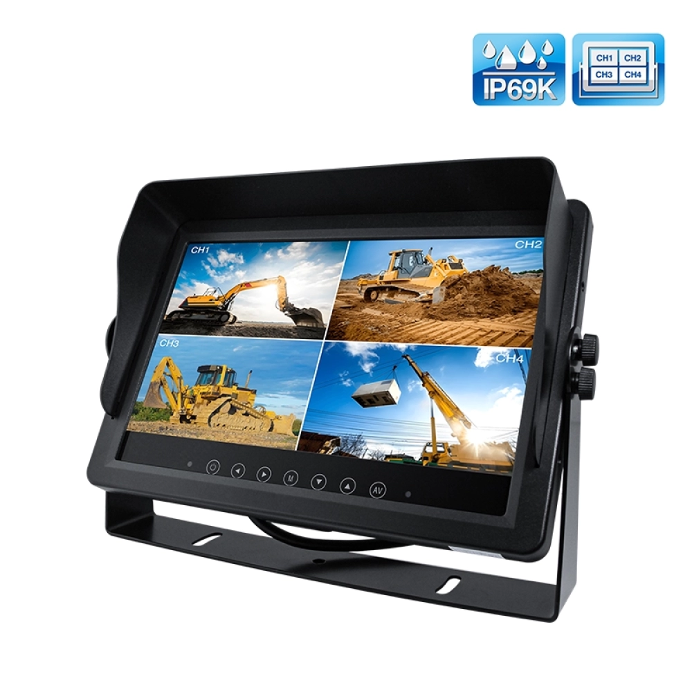 10.1 inch TFT Digital LCD Waterproof In-Car Monitor (SF-1017AHD SF)