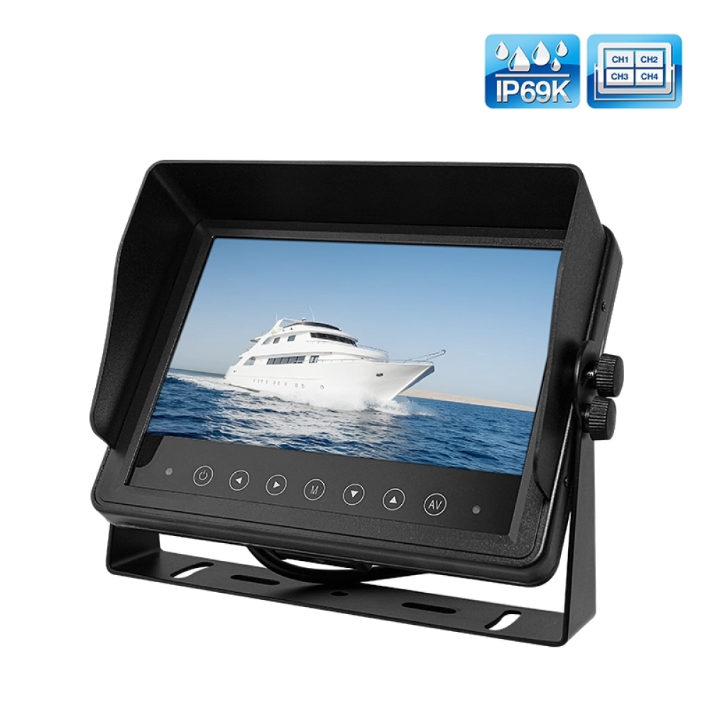 7 inch TFT Digital LCD Waterproof In-Car Monitor (SF-7017SGD)