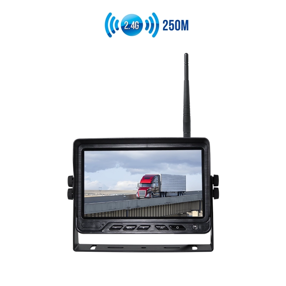 7 inch Monitor with 2.4GHz Wireless Blind Spot Camera Monitoring System (SF-7002XW)