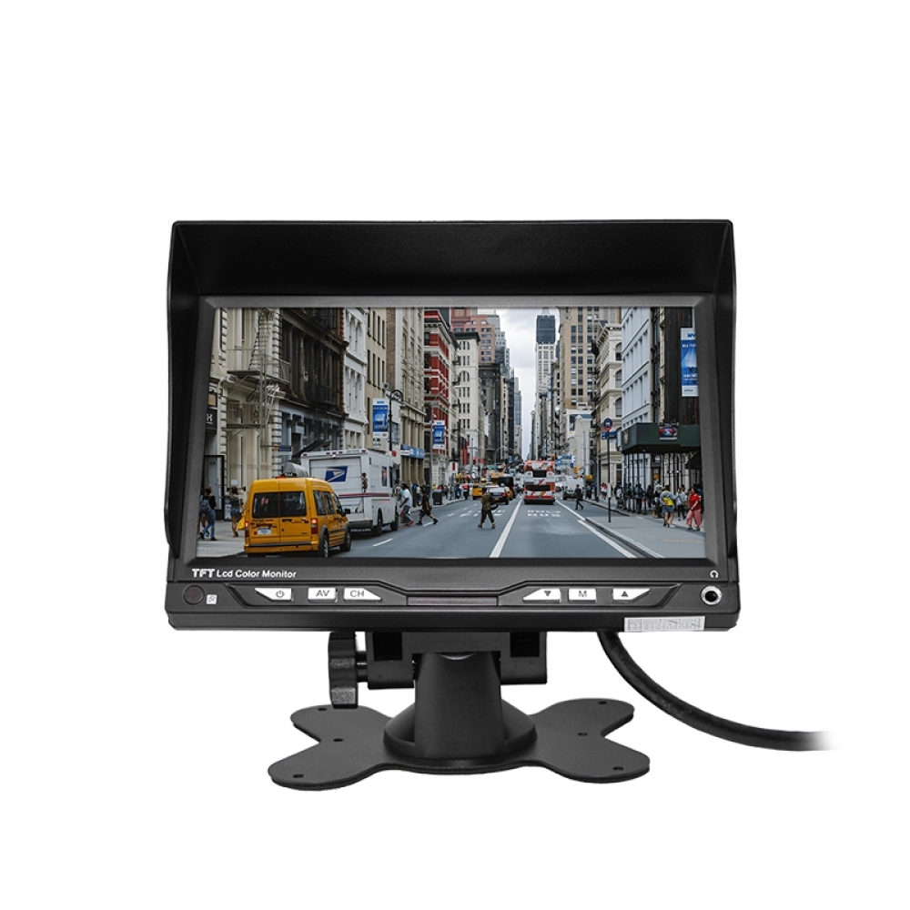 7 inch Standard-Definition High-Brightness In-Car LCD Rearview Monitor (SF-7004SGD)