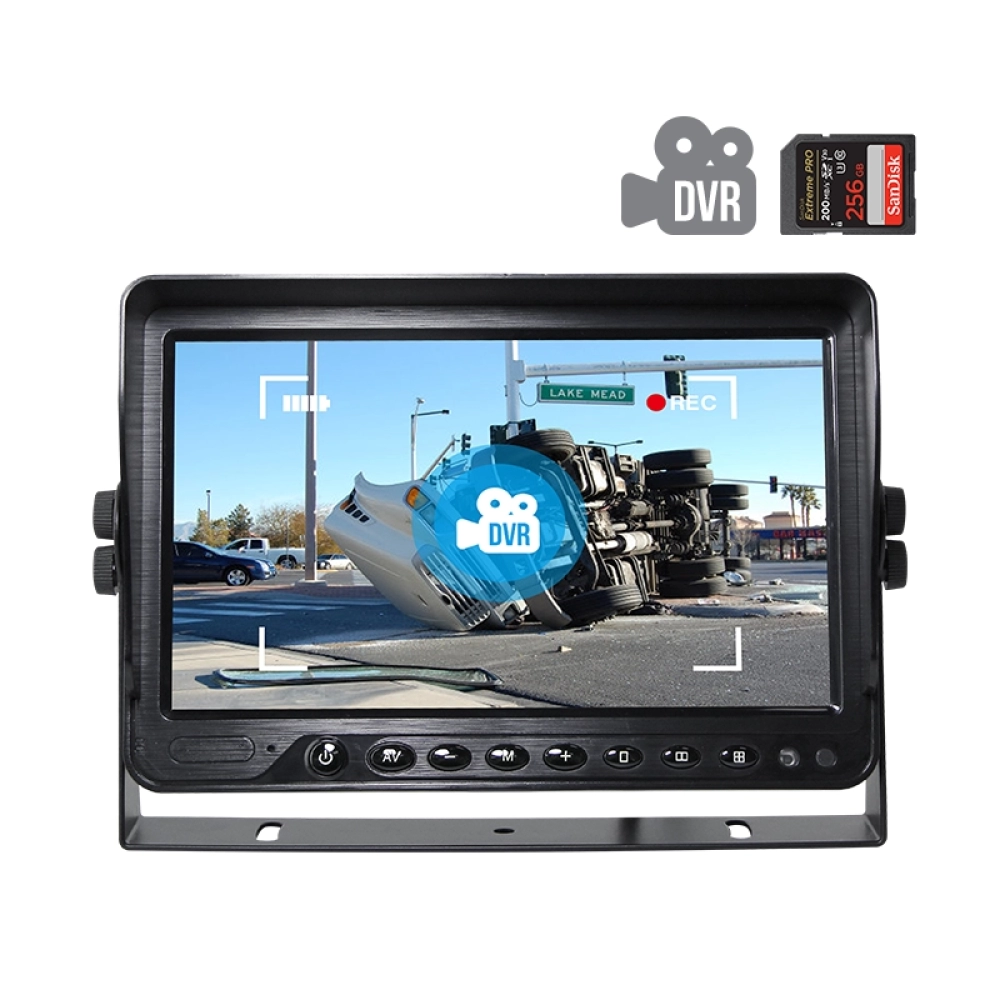 9 inch High-Definition In-Car LCD Rearview Monitor (SF-9003AHDDVR)