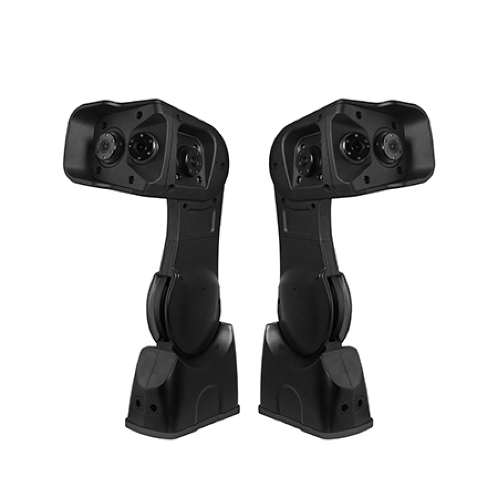 High-definition car, bus, truck side-view mirror with 1080P triple-lens camera