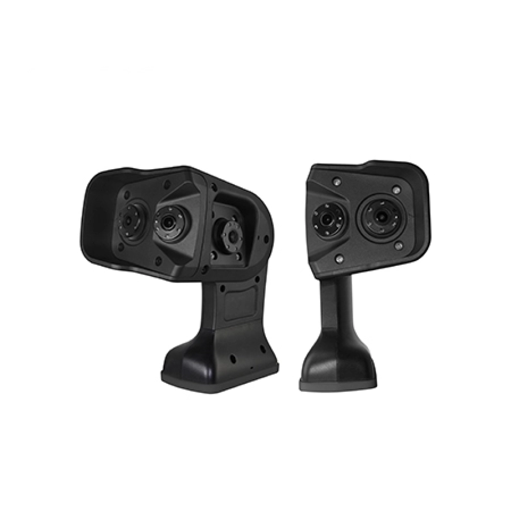 High-definition car, bus, truck side-view mirror with 1080P triple-lens camera